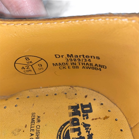 Dr. Martens Men’s 3989 Smooth Brogue Bex Sole - Picture 7 of 9